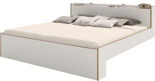 nook double bed white
