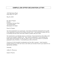 Offer To Purchase Rejection Letter Templates At