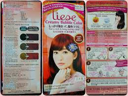 Review Liese Creamy Bubble Hair Color Maple Red