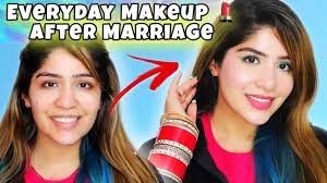 after marriage everyday makeup routine