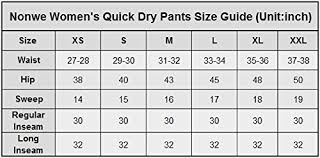 Nonwe Womens Quick Dry Lightweight Cargo Pants