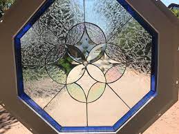 Clear And Beveled Stained Glass Window