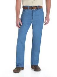 Wrangler Rugged Wear Stretch Jean Light Blue Mens Jeans By Wrangler