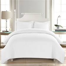 cotton hotel duvet cover set pure white