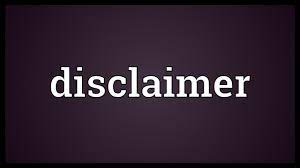 disclaimer meaning you