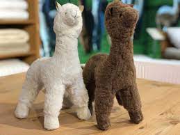 alpaca plush toy made of alpaca