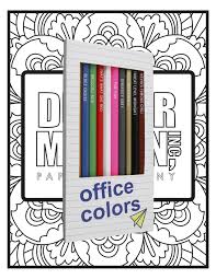 Imprint doctor s office coloring book coloring books. Office Colors Pages Bundle Office Colors Colored Pencils Colored Pencil Coloring Book