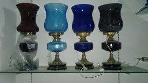 glass table lamps type decorative