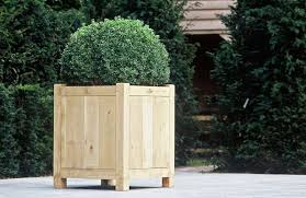 Square Wooden Garden Planters