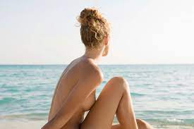 Frau nackt strand mallorca