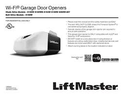user manual liftmaster 8165w english