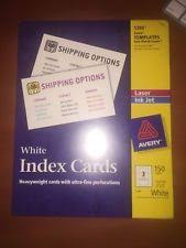 Avery Unruled Index Cards For Laser And Inkjet Printers 3 X 5 White