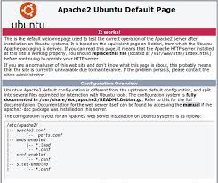 apache default page