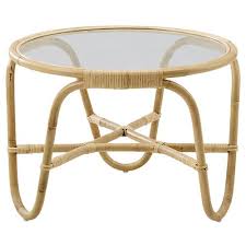Natural Rattan Round Coffee Table