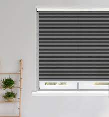 luna charcoal cellular pleated blinds