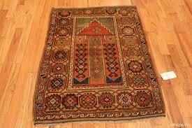 antique turkish konya prayer rug 71787
