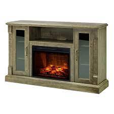Pleasant Hearth Livingston 55 In Electric Fireplace Rustic Grey 230 965 379