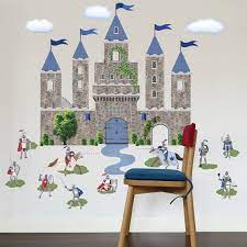 Large Medieval Castle Wall Decal With