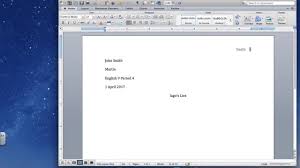 How To Set Up Your Paper In Mla Format