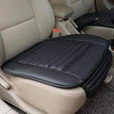 Car Front Seats Cover Pu Leather Bamboo