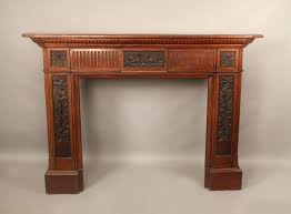 Carved Wood Fireplace Surround