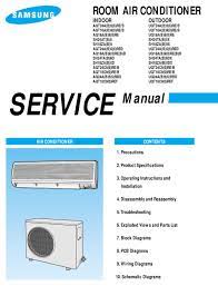 samsung aqt24a5re b service manual pdf