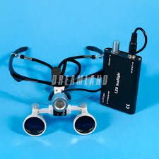 Details About Dental Surgical 3 5x Binocular Magnifier Glasses Loupes Led Head Light Usa