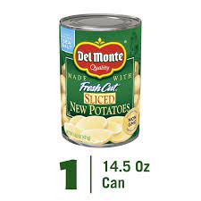 del monte new potatoes sliced canned