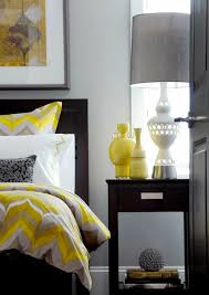 Grey and yellow bedroom designs. Yellow And Gray Bedroom Contemporary Bedroom Atmosphere Interior Design