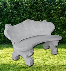 Concrete Bench Tivoli Curved