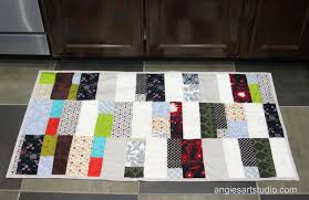 a spy patchwork rug for the kitchen