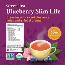 yogi tea green tea blueberry slim life