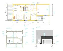 draw architectural floor plan section