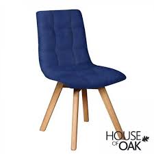 Allegro Chair In Plush Marine With Oak
