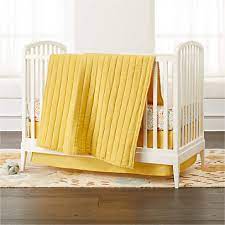 yellow baby bedding crate kids
