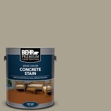 Behr Premium 1 Gal Pfc 37 Putty Beige Solid Color Flat Interior Exterior Concrete Stain