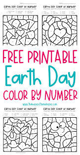number earth day pre worksheets