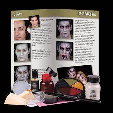 complete makeup kit zombie prosthetic