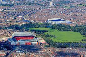 The history of matches shows an advantage for the team liverpool, on whose account 16 wins with 2 loses. The Stadiums Of Liverpool Fc And Everton Fc In The City Of Liverpool Are Literally Just A Stone S Throw Away Sports
