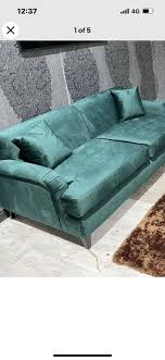 2 seater sofa set dark green