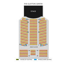 The Clayton Center 2019 Seating Chart