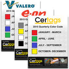 A monthly inspection color for may would be green and yellow, or for december would be orange and blue. Inspection Identification Tags Labels Certags