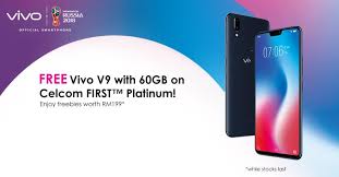 Celcom platinum's 60gb is rather interesting with free anydaygb (worth rm10 but it should be free in the first place) that merge weekend/weekday data celcom gold plus. You Can Get A Free Vivo V9 By Signing Up Celcom First Platinum Technave
