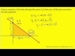 Equation Of The Line Through The Point