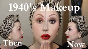 1940 s makeup vs modern 40 s makeup