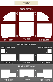 Richard Rodgers Theater New York Ny Seating Chart
