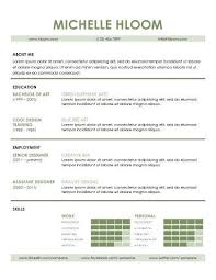 Skilful Free Resume Template By Hloom Com Template