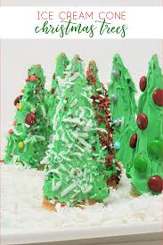 Strawberry shortcake ice cream sundae. Ice Cream Cone Christmas Trees An Easy Kids Craft Idea