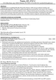Nurse Practitioner Student Resume Objective Awesome