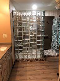 Glass Block Shower